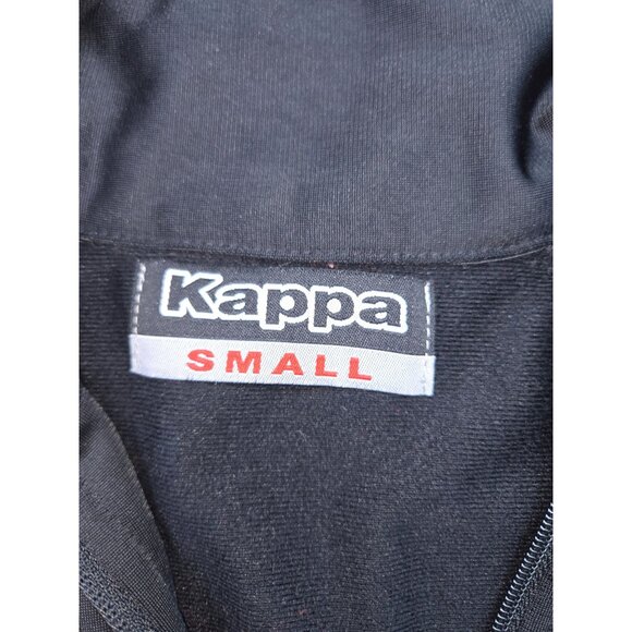 Kappa Mens Small Black Polyester Track Jacket With Logo & Full Zip - Picture 4 of 8